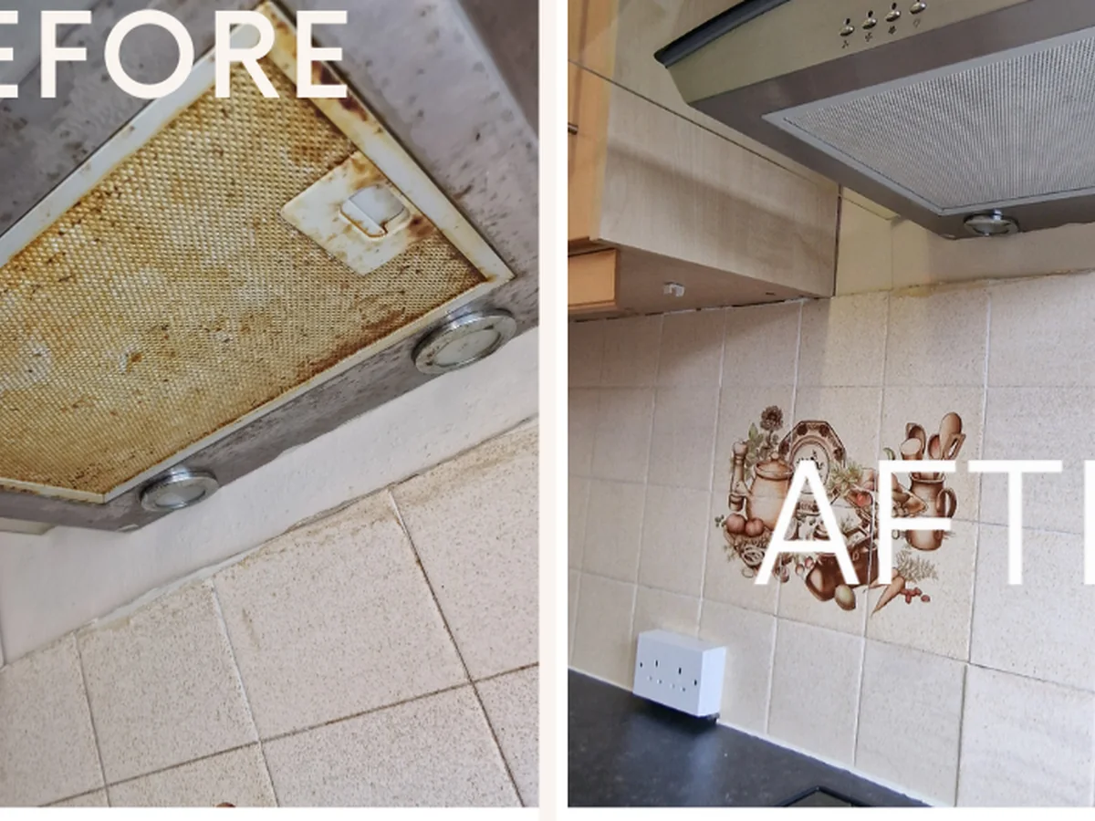 Extractor cleaning result