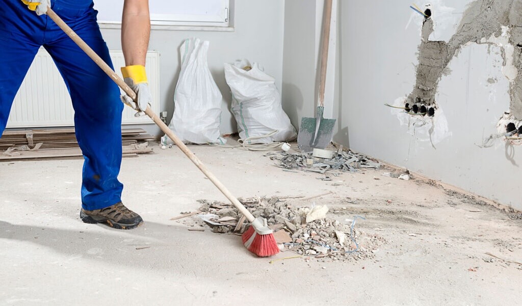 Post-construction cleaning